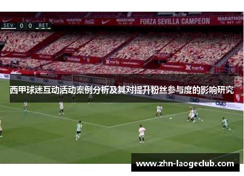 西甲球迷互动活动案例分析及其对提升粉丝参与度的影响研究